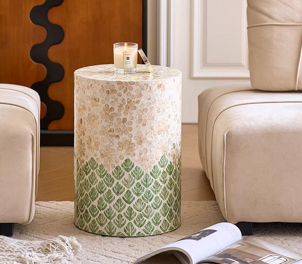 Creative Coffee Table, Contemporary Side Table, Small End Table, Portable Casual Side Table, Shell Small Sofa Side Table, Modern Side Table, Contemporary Bedside Table, Bedside Small Side Table-Paintingforhome