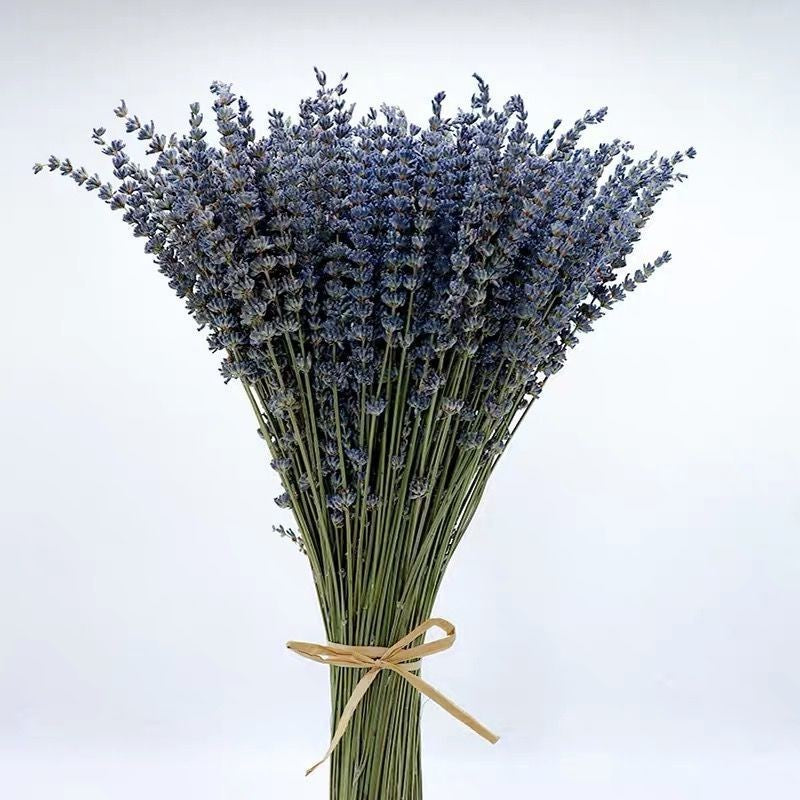 Flower Arrangements, Natural Dried Lavender Flower Bouquet, Natural Dried Lavender Flowers, A Bunch of Dried Lavender Flowers, Handmade Artificial Flowers for Home Decor-Paintingforhome