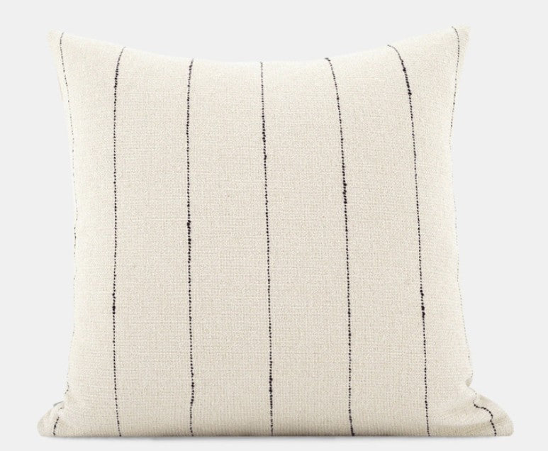 Large Modern Sofa Cushion, Beige Decorative Pillow Covers, Simple Decorative Throw Pillows for Living Room, Contemporary Modern Pillows for Couch-Paintingforhome