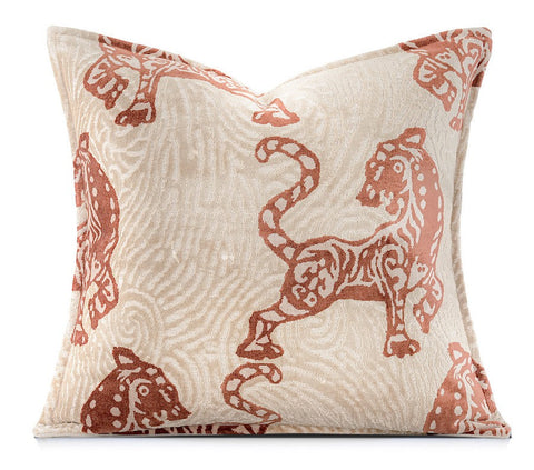 Large Modern Sofa Pillow Cases, Abstract Tiger Pattern Decorative Throw Pillows for Living Room, Decorative Pillow Covers, Modern Pillows for Couch-Paintingforhome