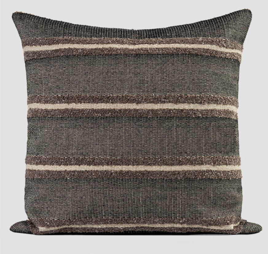 Contemporary Throw Pillow for Living Room, Large Abstract Throw Pillows for Couch, Modern Sofa Throw Pillows, Modern Square Pillows-Paintingforhome