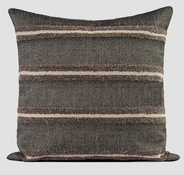 Contemporary Throw Pillow for Living Room, Large Abstract Throw Pillows for Couch, Modern Sofa Throw Pillows, Modern Square Pillows-Paintingforhome