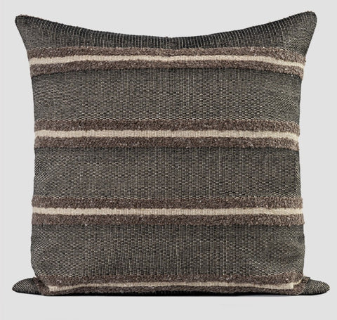 Contemporary Throw Pillow for Living Room, Large Abstract Throw Pillows for Couch, Modern Sofa Throw Pillows, Modern Square Pillows-Paintingforhome