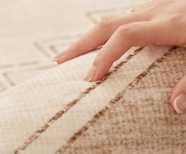 Geometric Modern Carpets for Office, Abstract Modern Rugs for Living Room, Contemporary Modern Rugs Next to Bed, Modern Rugs under Dining Room Table-Paintingforhome