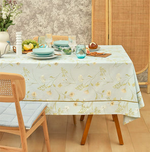 Farmhouse Table Cloth, Wedding Tablecloth, Large Rectangle Tablecloth for Dining Room Table, Rectangular Table Covers for Kitchen, Square Tablecloth for Coffee Table-Paintingforhome