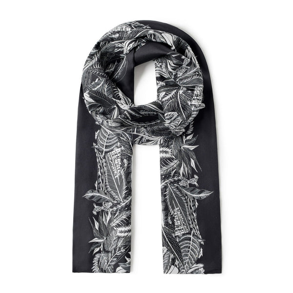Silk Scarf For Suit, British Style Long Scarf, Business Silk Scarf Men, Formal Wear Silk Scarf, Silk Ascot For Men, Luxury Silk Neck Scarf, Mens Spring Autumn Scarf, Lightweight Silk Scarf Men