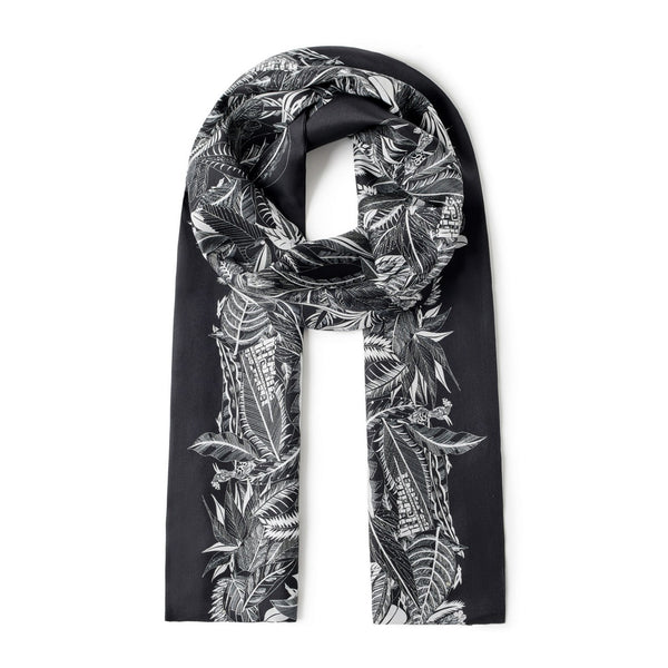 Silk Scarf For Suit, British Style Long Scarf, Business Silk Scarf Men, Formal Wear Silk Scarf, Silk Ascot For Men, Luxury Silk Neck Scarf, Mens Spring Autumn Scarf, Lightweight Silk Scarf Men-Paintingforhome