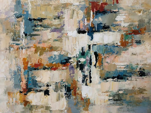 Extra Large Paintings, Acrylic Abstract Art, Modern Abstract Acrylic Painting, Living Room Wall Painting, Large Paintings for Living Room-Paintingforhome