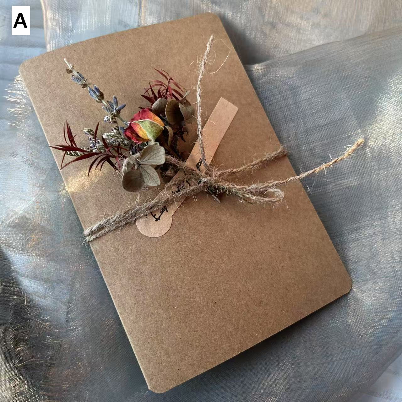 Wedding Greeting Card, Unique Anniversary Greeting Card, Creative Birthday Greeting Card, Beautiful Valentine's Day Greeting Card, Original Handmade Dried Flower Greeting Cards-Paintingforhome