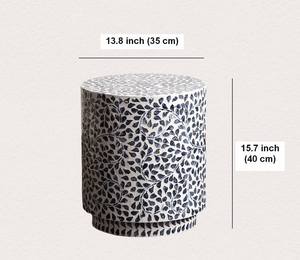 Portable Casual Side Table, Contemporary Round Side Table, Creative Coffee Table, Bedside Small Side Table, Shell Small Sofa Side Table, Contemporary Side Table-Paintingforhome