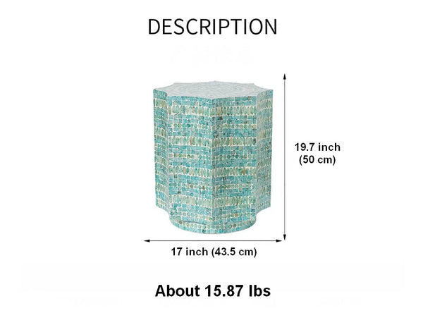 Shell Small Sofa Side Table, Contemporary Bedside Table, Bedside Small Side Table, Modern Side Table, Small End Table, Portable Casual Side Table, Creative Coffee Table, Contemporary Side Table-Paintingforhome