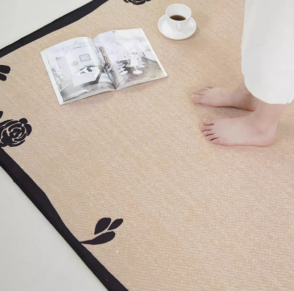 Contemporary Modern Rugs, Geometric Contemporary Rugs Next to Bed, Modern Rugs for Dining Room, Mid Century Area Rugs for Living Room-Paintingforhome