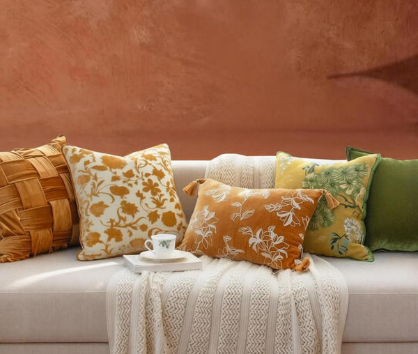 Decorative Cushion Covers, Decorative Pillow Arrangement Ideas for Interior Design, Unique Decorative Pillows for Bedroom, Modern Decorative Pillows for Couch-Paintingforhome