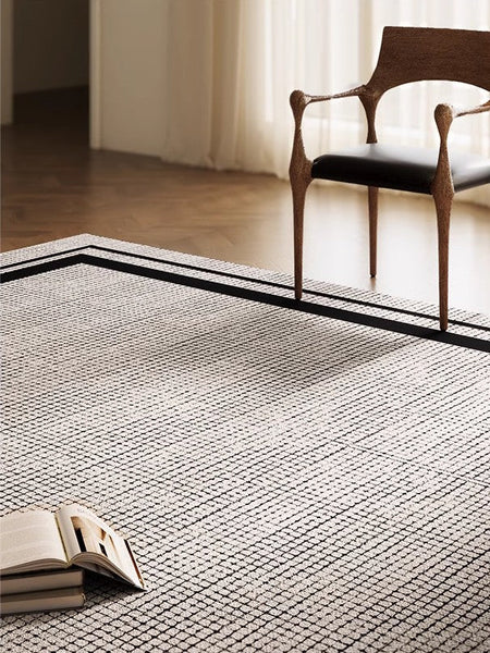 Geometric Modern Rugs for Sale, Contemporary Modern Rugs for Bedroom, Modern Rug Placement Ideas for Living Room, Abstract Rugs for Dining Room-Paintingforhome