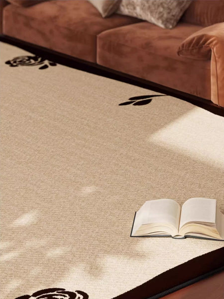 Contemporary Modern Rugs, Geometric Contemporary Rugs Next to Bed, Modern Rugs for Dining Room, Mid Century Area Rugs for Living Room-Paintingforhome