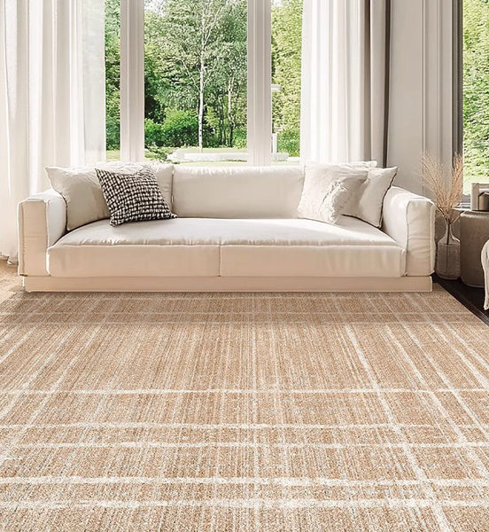 Extra Large Geometric Modern Rugs for Dining Room, Large Modern Rugs for Living Room, Contemporary Modern Rugs for Bedroom-Paintingforhome