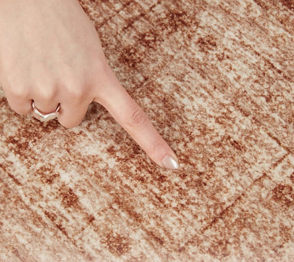 Large Abstract Rugs for Living Room, Mid Century Geometric Contemporary Modern Rugs Next to Bed, Large Modern Area Rugs-Paintingforhome