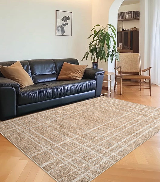 Extra Large Geometric Modern Rugs for Dining Room, Large Modern Rugs for Living Room, Contemporary Modern Rugs for Bedroom-Paintingforhome