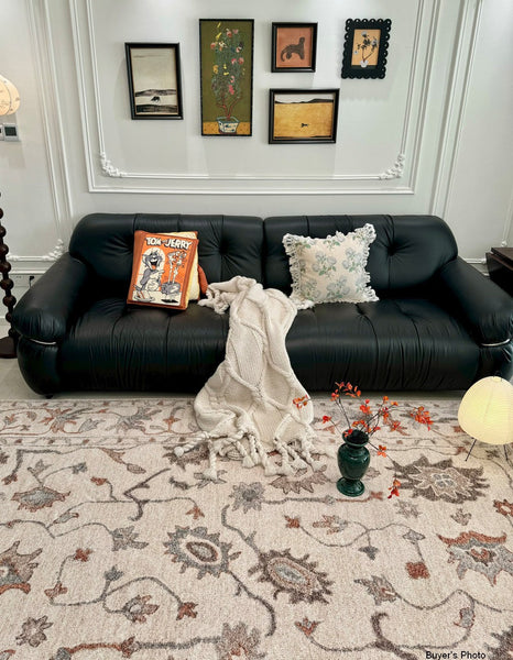 Flower Pattern Modern Rugs for Farmhouse, Bedroom Modern Rugs, Modern Rugs for Dining Room, Modern Rugs for Living Room-Paintingforhome