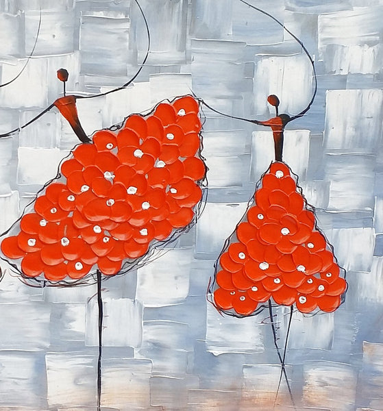 Contemporary Wall Art Ideas, Ballet Dancer Painting, Acrylic Canvas Painting, Buy Art Online, Abstract Painting for Dining Room