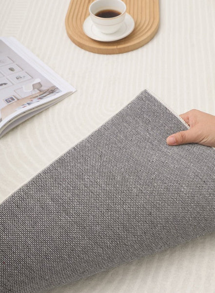 Living Room Modern Rugs, Modern Living Room Rug Placement, Contemporary Area Rugs for Bedroom, Dining Room Floor Rugs, Large Grey Rugs for Office-Paintingforhome