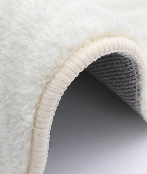 Bedroom Abstract Modern Area Rugs, Contemporary Modern Rug for Living Room, Geometric Round Rugs for Dining Room, Circular Modern Rugs under Chairs-Paintingforhome