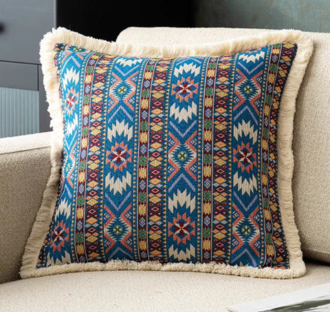 Large Bohemian Decorative Sofa Pillows for Living Room, Modern Geometric Pillows, Decorative Throw Pillows for Bedroom, Oriental Throw Pillow for Couch-Paintingforhome