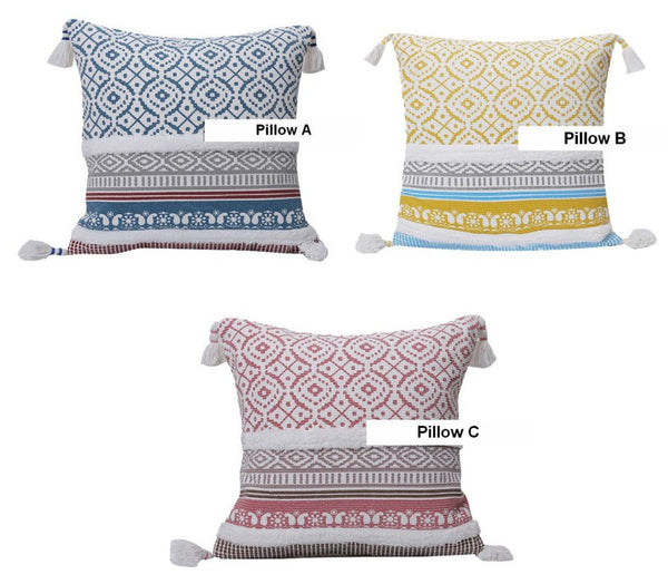 Contemporary Decorative Pillow Covers, Modern Decorative Pillow for Interior Design, Geometric Modern Sofa Pillows for Bedroom, Modern Square Pillows for Couch-Paintingforhome