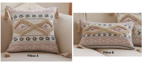 Contemporary Throw Pillow for Interior Design,Geometric Square Modern Throw Pillows for Couch, Decorative Throw Pillows-Paintingforhome