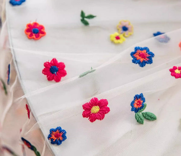 Extra Large Rectangular Tablecloth for Oval Table, Spring Flower Lace Tablecloths, Lace Embroidered Table Covers, Rectangular Table Covers for Coffee Table-Paintingforhome