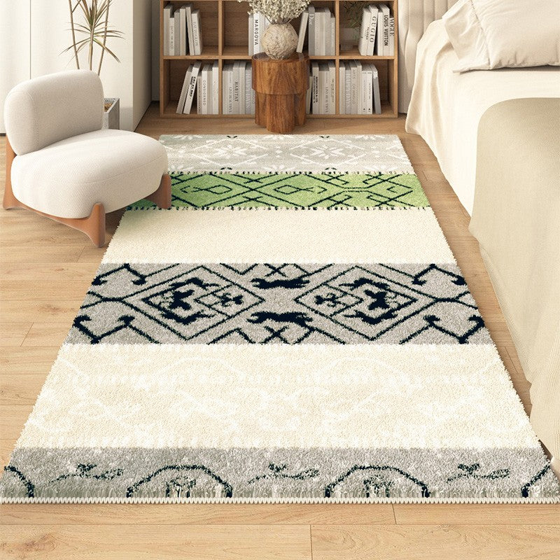Contemporary Runner Rugs for Living Room, Thick Modern Runner Rugs Next to Bed, Hallway Runner Rugs, Bathroom Runner Rugs, Kitchen Runner Rugs-Paintingforhome