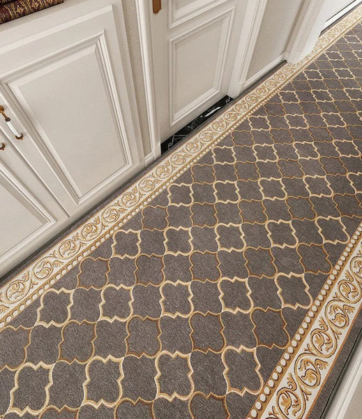 Long Hallway Runners, Non Slip Entryway Runner Rug Ideas, Extra Long Narrow Runner Rugs, Geometric Modern Long Hallway Runners,Contepmorary Runner Rugs-Paintingforhome