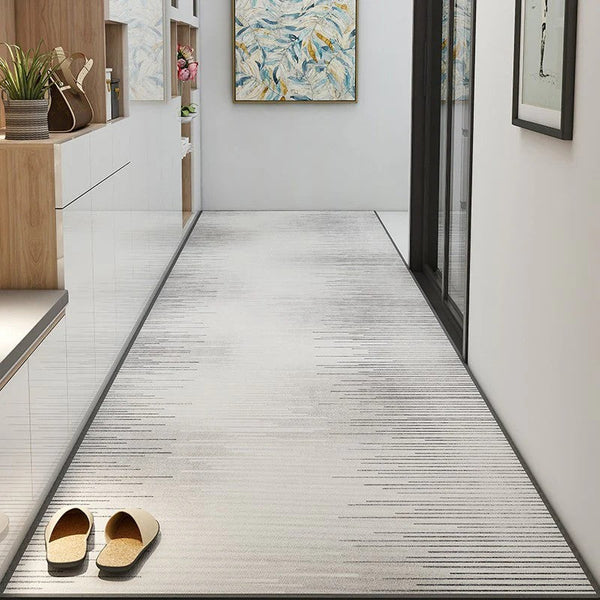 Long Hallway Runners, Non Slip Entryway Runner Rug Ideas, Geometric Modern Long Hallway Runners, Contepmorary Runner Rugs, Extra Long Narrow Runner Rugs-Paintingforhome