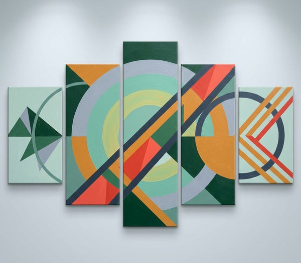 Large Modern Canvas Art, Modern Wall Art Paintings for Living Room, Original Abstract Paintings