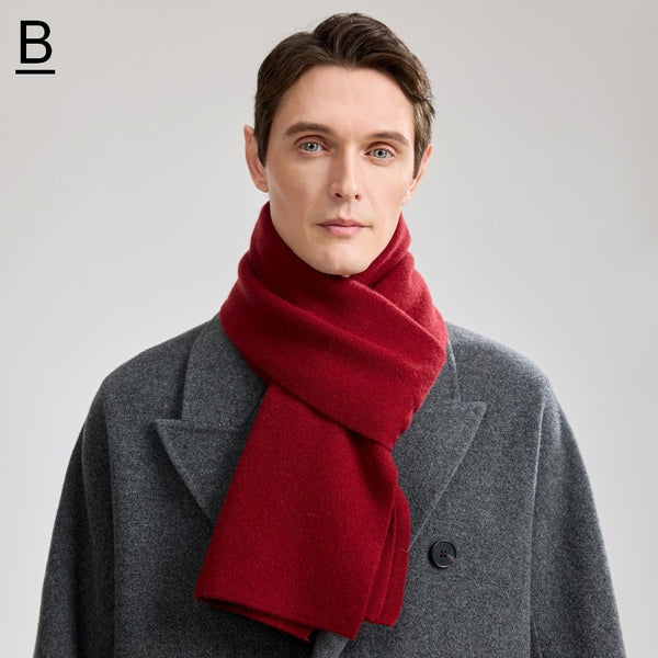 Formal Men Scarf Styles, Casual Scarf Men, Modern Fashion Scarf, Thick Wool Scarf, Men's Winter Scarf, Men's Wool Scarf Winter, Business Wool Scarf for Gentleman-Paintingforhome