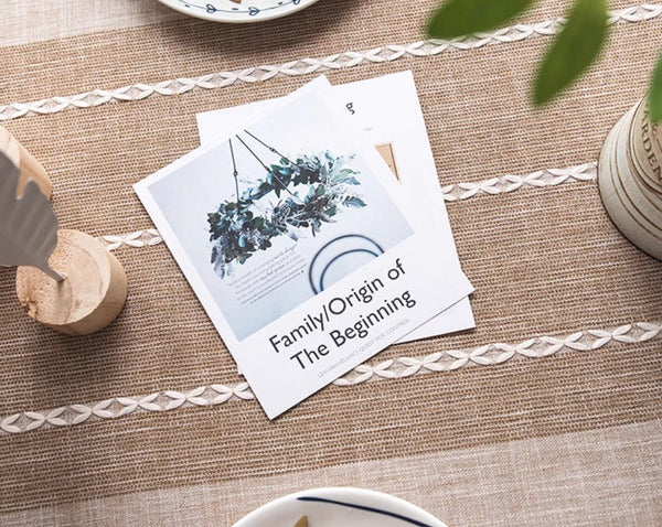 Rectangular Tablecloth for Oval Table, Kitchen Rectangular Table Covers, Modern Table Cloths for Dining Room, Farmhouse Cotton and Linen Tablecloths-Paintingforhome