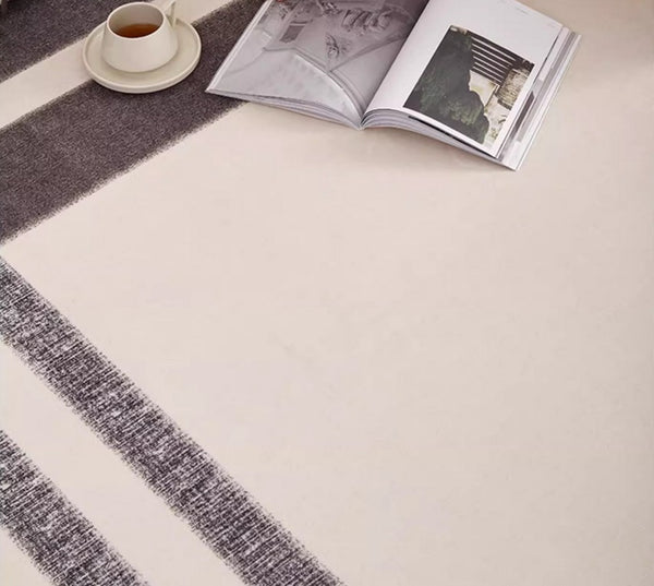 Geometric Contemporary Modern Rugs Next to Bed, Modern Carpets for Office, Abstract Area Rugs for Living Room, Modern Soft Rugs under Dining Room Table-Paintingforhome