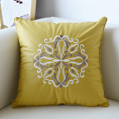 Modern Throw Pillows, Decorative Flower Pattern Throw Pillows for Couch, Contemporary Decorative Pillows, Modern Sofa Pillows-Paintingforhome