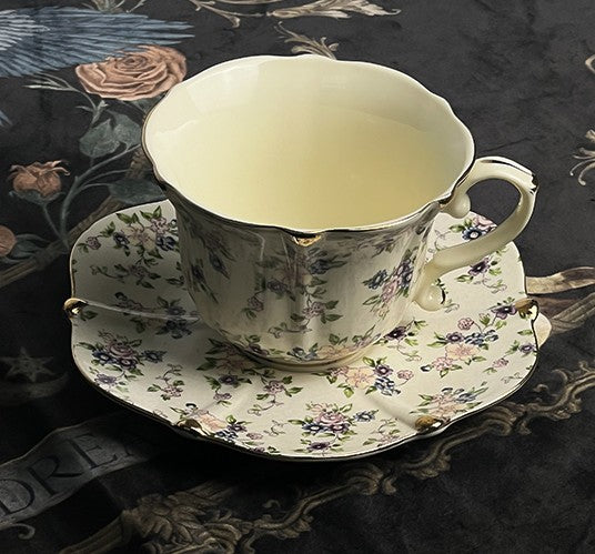 British Afternoon Tea Cup and Saucer in Gift Box, China Porcelain Tea Cup Set, Unique Tea Cup and Saucers, Royal Ceramic Cups, Elegant Vintage Ceramic Coffee Cups-Paintingforhome