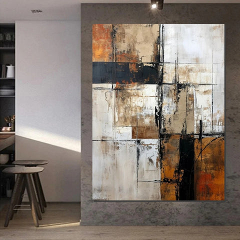 Large Abstract Paintings, Contemporary Acrylic Wall Art Ideas, Modern Canvas Painting, Large Paintings for Living Room, Simple Modern Art-Paintingforhome