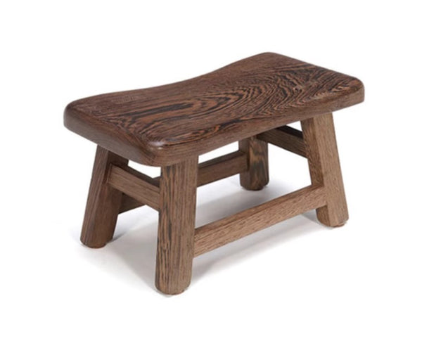 Wenge Wood Stool, Children's Wooden Stool, Shoe-changing Stool, Solid Wood low Stool, Sofa Stool, Dining Table Stool-Paintingforhome