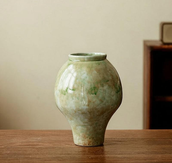 Flower Vases on Table, Centerpiece Ceramic Bud Vases, Porcelain Flower Vases, Handmade Water Holding Flower Vase-Paintingforhome