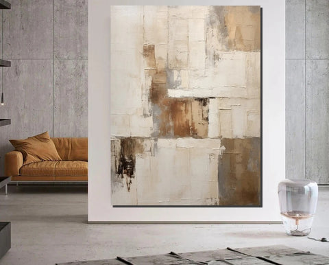 Modern Abstract Art for Dining Room, Extra Large Paintings for Living Room, Hand Painted Wall Art Paintings, Abstract Acrylic Painting-Paintingforhome