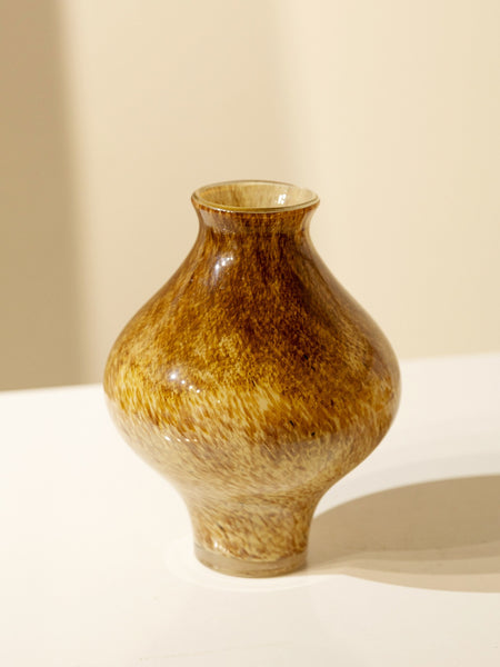 Modern Glass Bud Vases, Centerpiece Vases on Table, Handmade Liuli Vases, Color Glaze Vase, Contemporary Vases for Modern Home Decor-Paintingforhome