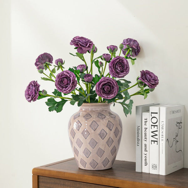 Unique Porcelain Flower Vases, Flower Vases on Table, Contemporary Vases for Modern Home Decor, Ceramic Bouquet Vases, Dining Table Centerpiece-Paintingforhome