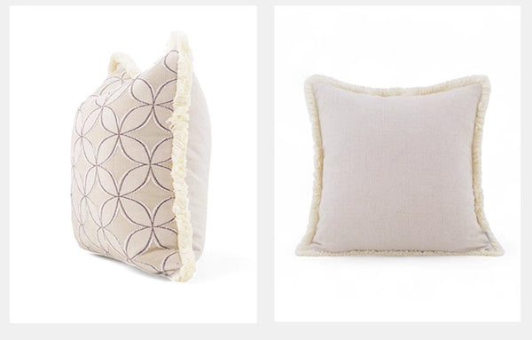 Large Square Pillows, Modern Throw Pillows, Modern Sofa Pillows, Decorative Throw Pillow for Couch, Decorative Throw Pillows for Living Room Couch-Paintingforhome