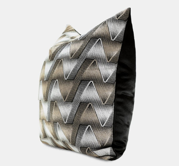 Large Square Decorative Throw Pillows for Couch, Geometric Modern Sofa Pillows, Large Decorative Throw Pillows, Geometric Sofa Pillows for Interior Design-Paintingforhome