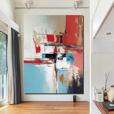 Living Room Abstract Paintings, Impasto Painting, Modern Abstract Painting, Large Acrylic Canvas Paintings, Large Wall Art Ideas-Paintingforhome
