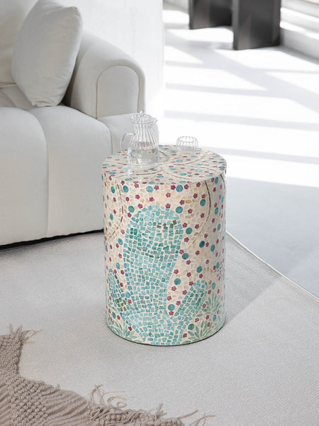 Unique Small End Table, Portable Casual Side Table, Creative Coffee Table, Contemporary Small Sofa Side Table, Shell Small Side Table-Paintingforhome