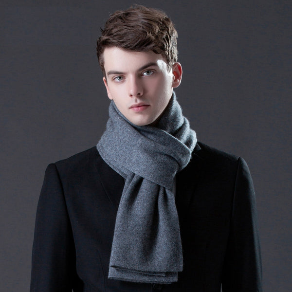 Formal Men Scarf Styles, Business Wool Scarf for Gentleman, Modern Casual Scarf Men, Men's Wool Scarf Winter, Men's Winter Scarf, Thick Wool Scarf for Men
